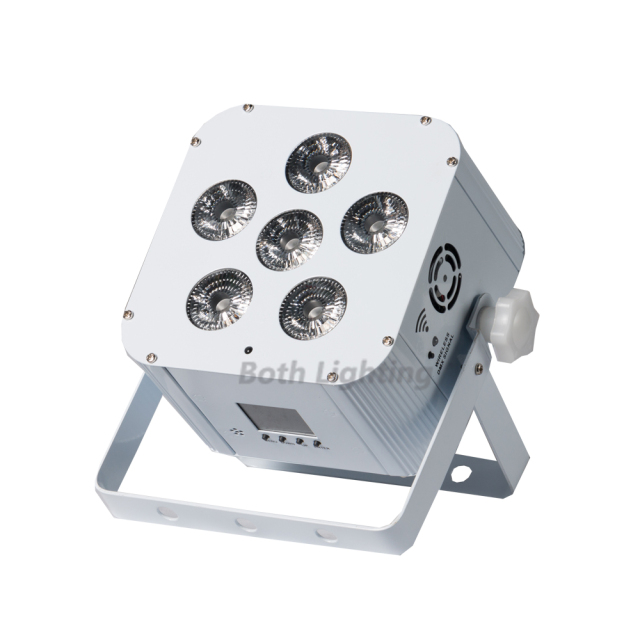 10pcs cube par 6x18w RGBWA+UV 6IN1 WiFi Smart Par Battery Powered DMX Wireless led uplights