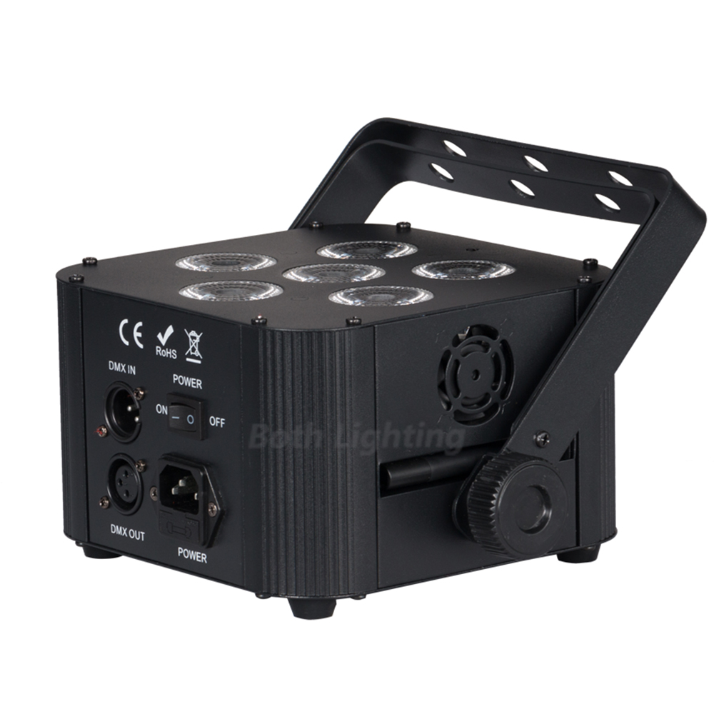 BOTH 10pcs Battery Wireless DMX Wifi Remote Led Wedding Uplight 6x18w RGBWAUV 6in1 LED Par DJ Club Party lights