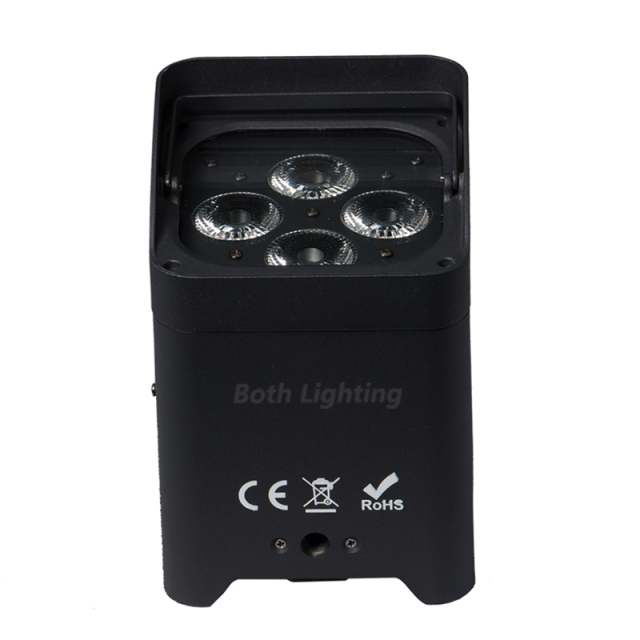 16pcs S4 uplight shipping include  Battery Wireless Led Wedding Uplight With carry bag 4x18w RGBWAUV 6in1 LED Par