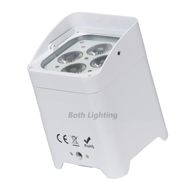 16pcs S4 uplight shipping include  Battery Wireless Led Wedding Uplight With carry bag 4x18w RGBWAUV 6in1 LED Par