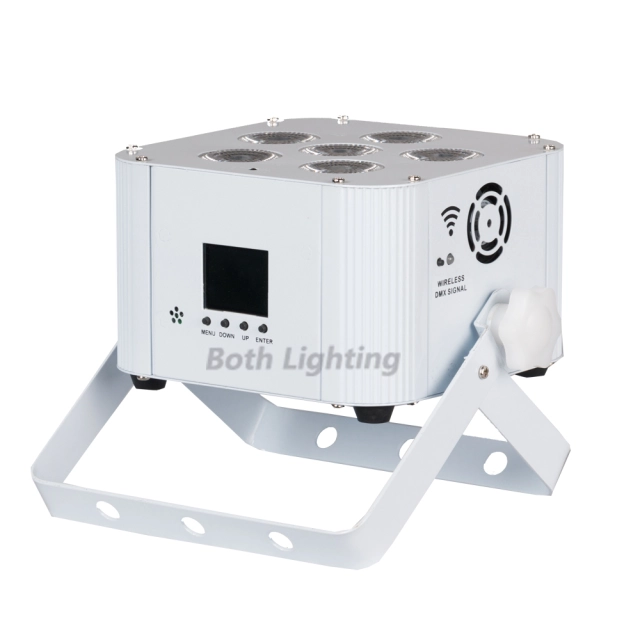 Kit 10 Projecteurs PAR LED Sans Fil Iverens - 6x18W RGBWA+UV, Boîtier Charge, DMX - Neuf Sous Emballage