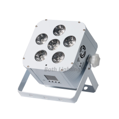 BOTH 10pcs Battery Wireless DMX Wifi Remote Led Wedding Uplight 6x18w RGBWAUV 6in1 LED Par DJ Club Party lights