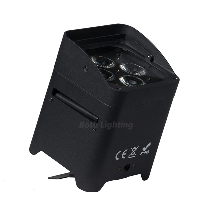 8 lights soft bag DJ Stage LED 4*18W RGBWA+UV 6in1 RF remote with Battery&Wireless dmx wedding party DJ uplight