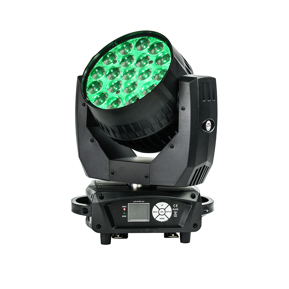 USA warehouse 2pcs with a case Mac Aura 19x15W RGBW 4in1 LED beam Zoom Wash Moving Head Light