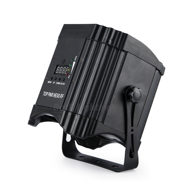 10pcs battery powered led par wireless dmx battery powered led uplights 4*18w wireless par light