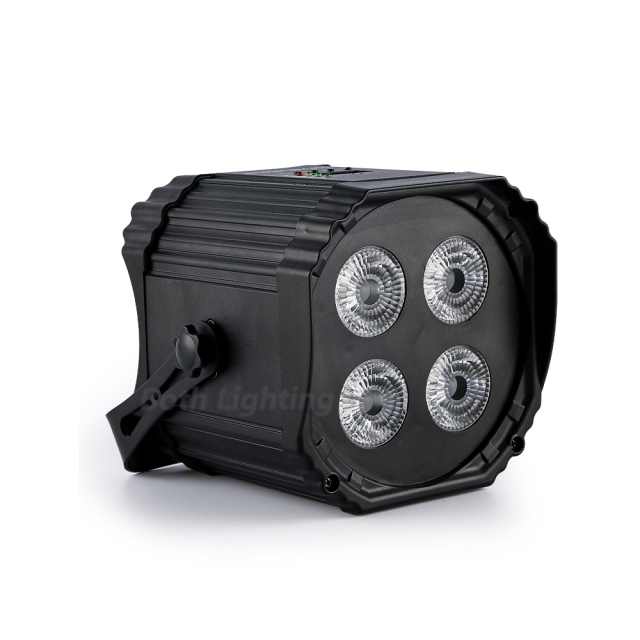 10pcs battery powered led par wireless dmx battery powered led uplights 4*18w wireless par light