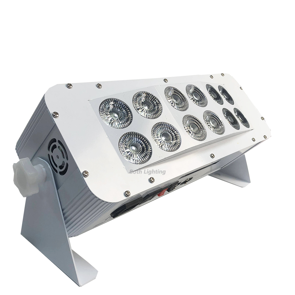 6pcs with case Battery Wireless wifi 12*18w RGBWA+UV 6in1 LED Par Uplight dj disco bar uplights