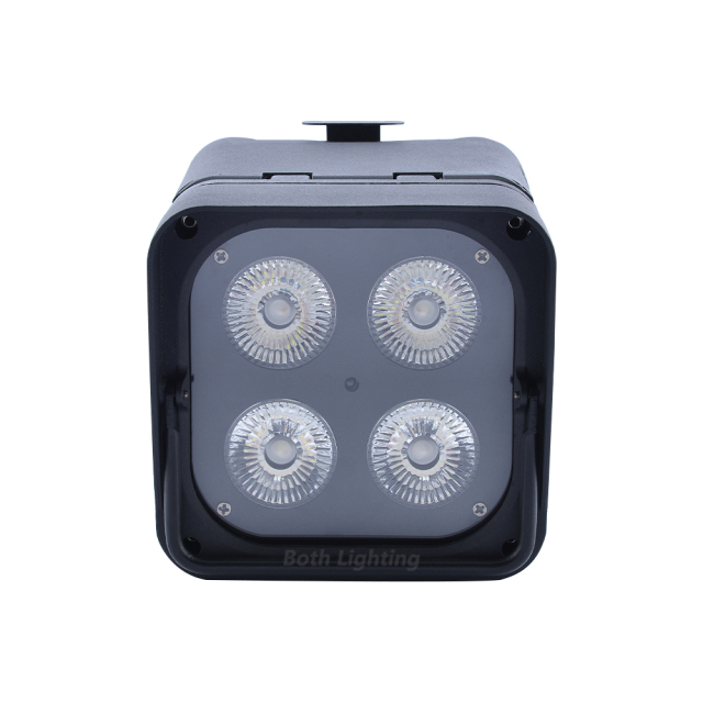 6pcs with case Waterproof IP55 4x18w RGBWAUV 6in1 DJ DMX Wedding Stage par light wireless battery powered led uplights