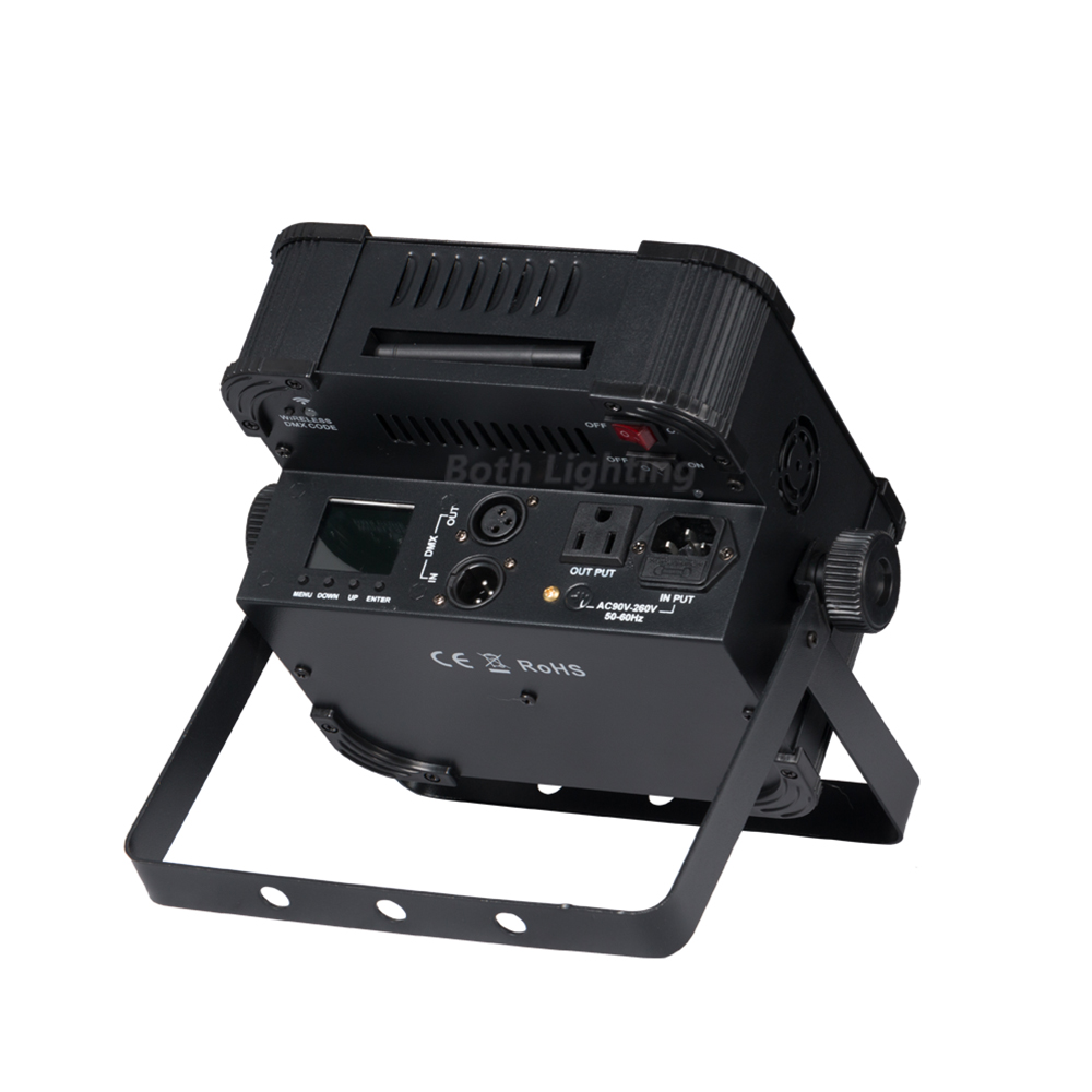 6pcs with case Wireless DMX wifi Battery Powered Rechargeable 12x18W RGBWA+UV 6in1 LED Par Can Uplights