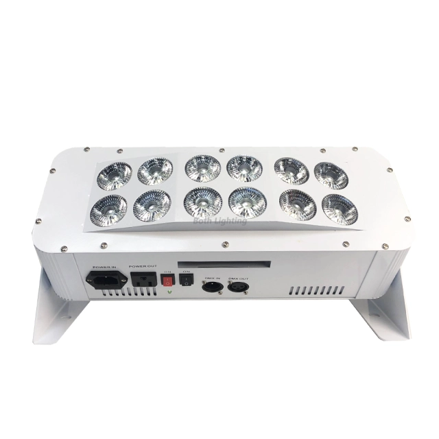 6pcs with case Battery Wireless wifi 12*18w RGBWA+UV 6in1 LED Par Uplight dj disco bar uplights