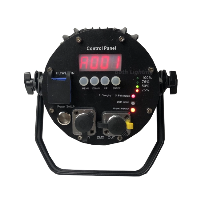 8pcs with case waterproof par can light DJ Up Lighting led wireless battery powered led uplight