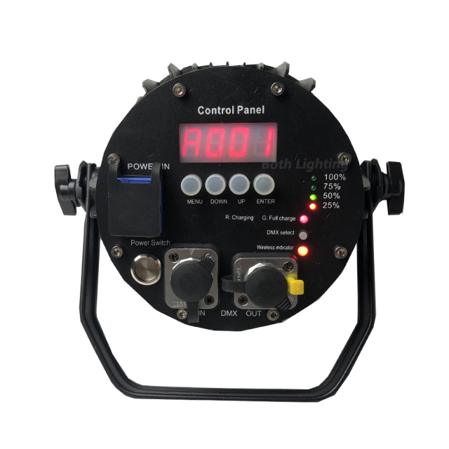 8pcs with case waterproof par can light DJ Up Lighting led wireless battery powered led uplight