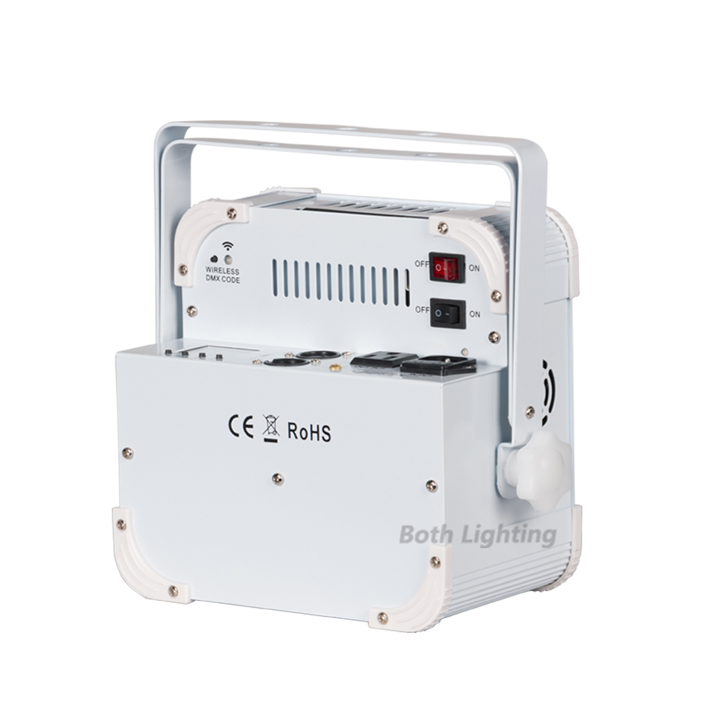 6pcs with case 9x18W RGBWA UV Wireless DMX Uplighting Battery Operated Wifi&IRC Remote Control DJ LED Par Can Wash Light Disco Wedding Uplights