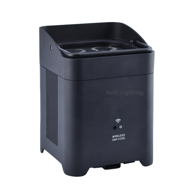 10pcs outdoor wireless dmx battery powered 4*18w led uplights wall for wedding stage