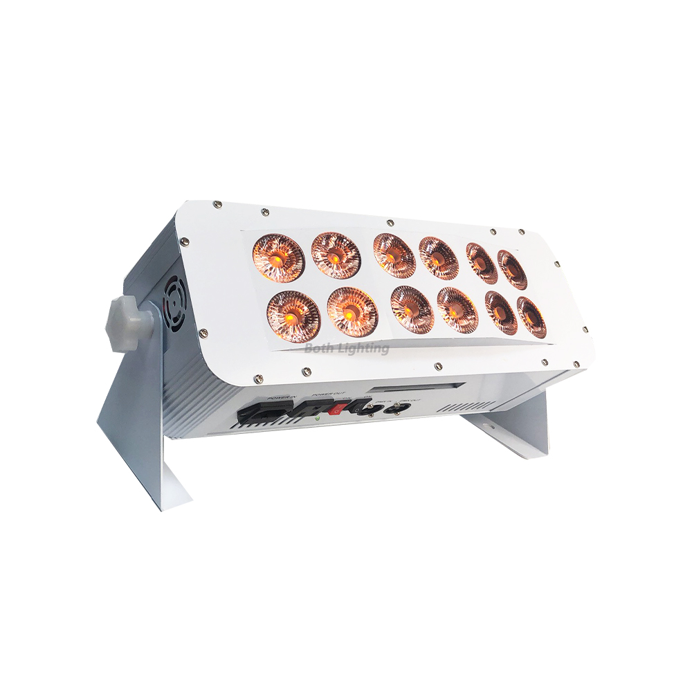 6pcs with case Battery Wireless wifi 12*18w RGBWA+UV 6in1 LED Par Uplight dj disco bar uplights