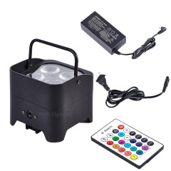 8pcs with 2 bags DJ Par Hex 4*18w 6in1 RGBWA+UV Rechargeable Wireless DMX Battery Powered LED Uplight