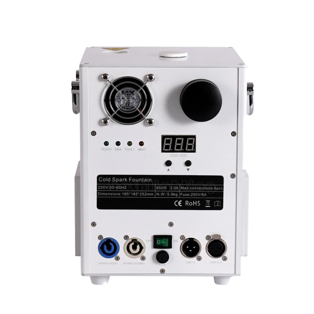4pcs with case 650w stage effect Cold Spark Firework machine Wedding ...