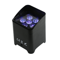 EU warehouse Smart DJ S6 Uplighting 8pcs with a case 6x18w RGBWA UV 6in1 Wireless DMX LED Up Light Wedding DJs Battery Power Uplighters