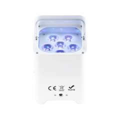 EU warehouse Smart DJ S6 Uplighting 8pcs with a case 6x18w RGBWA UV 6in1 Wireless DMX LED Up Light Wedding DJs Battery Power Uplighters