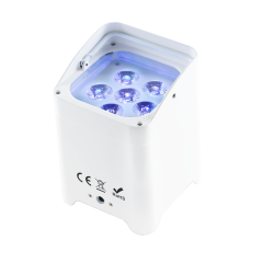 EU warehouse Smart DJ S6 Uplighting 8pcs with a case 6x18w RGBWA UV 6in1 Wireless DMX LED Up Light Wedding DJs Battery Power Uplighters