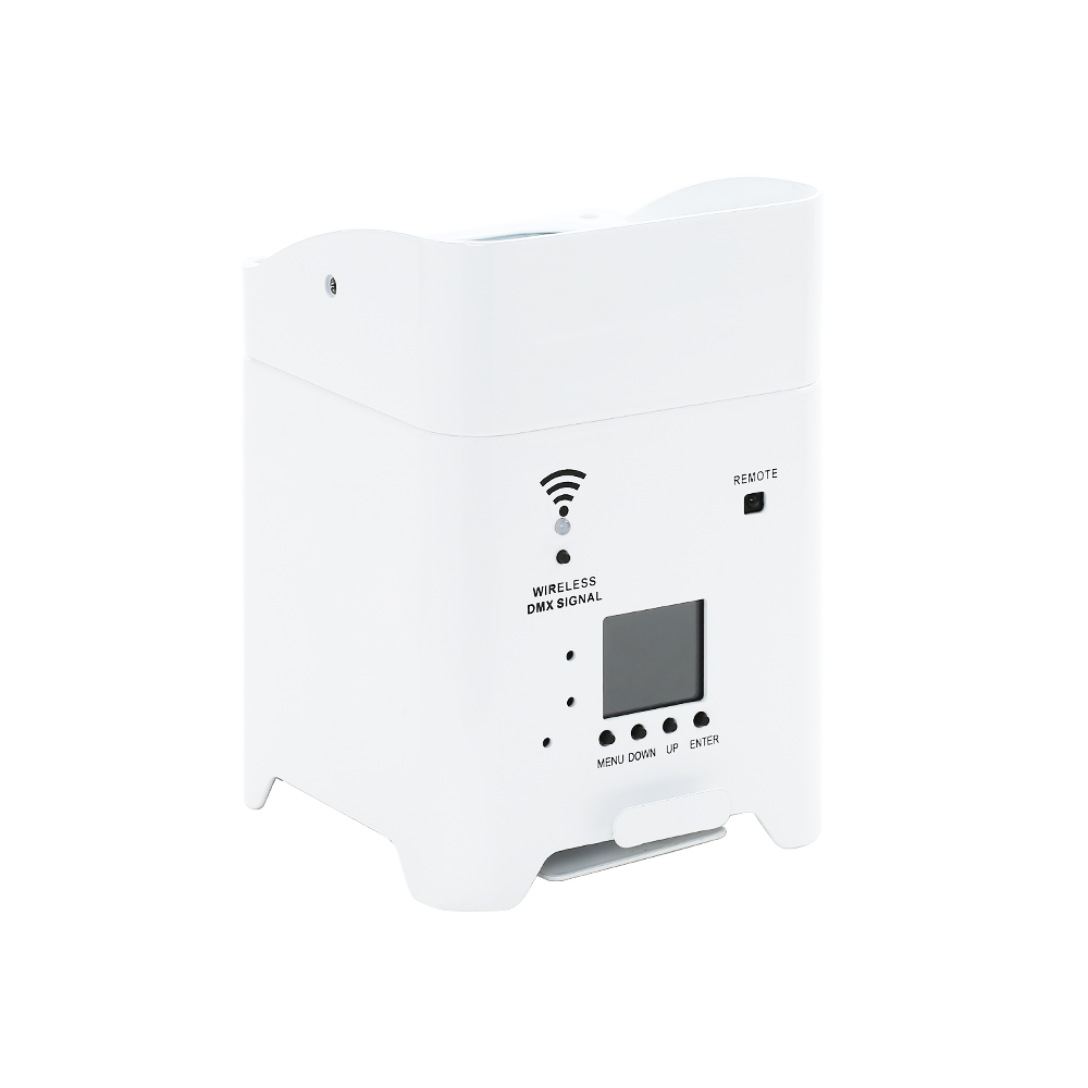 EU warehouse Smart DJ S6 Uplighting 8pcs with a case 6x18w RGBWA UV 6in1 Wireless DMX LED Up Light Wedding DJs Battery Power Uplighter