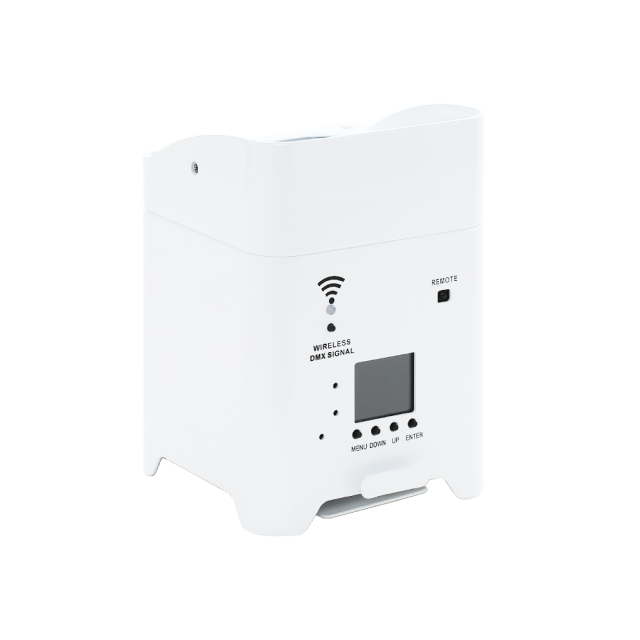 EU warehouse Smart DJ S6 Uplighting 8pcs with a case 6x18w RGBWA UV 6in1 Wireless DMX LED Up Light Wedding DJs Battery Power Uplighters