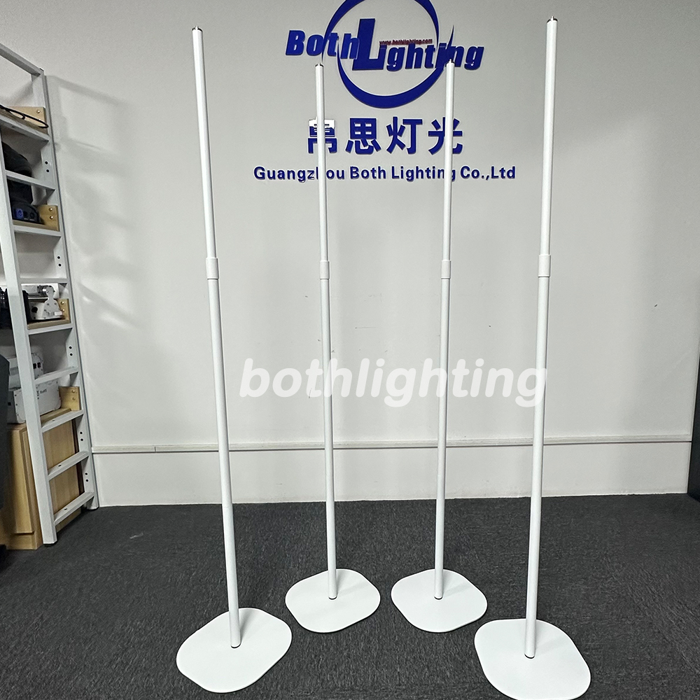 4pcs with a bag Wireless Battery Both Tube 360 Degree Led Pixel Dj Light Pixel Dj Full Color Wireless tube DMX IR