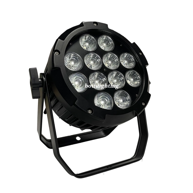 Lighting case IP65 with with Par 12x18w RGBWA/UV Battery 6pcs LED Wash Light by waterproof