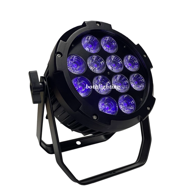 6pcs with case IP65 12x18w Par Light Battery waterproof with LED RGBWA/UV Wash Lighting by Remote and DMX Control for Wedding Church Stage uplight