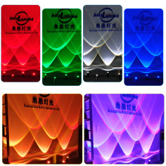 8pcs with Bag Mini Chroma Cannons RGBAW UV 6in1 Can RF Remote Light Wireless DMX Battery 15W Battery DJ Stage Uplight