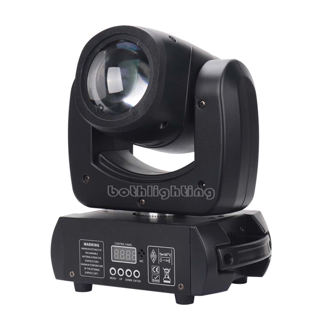4unit with case 100W Mini Beam Moving Head Light 18 prism rainbow effect Mover Head Light Wedding DJ Party