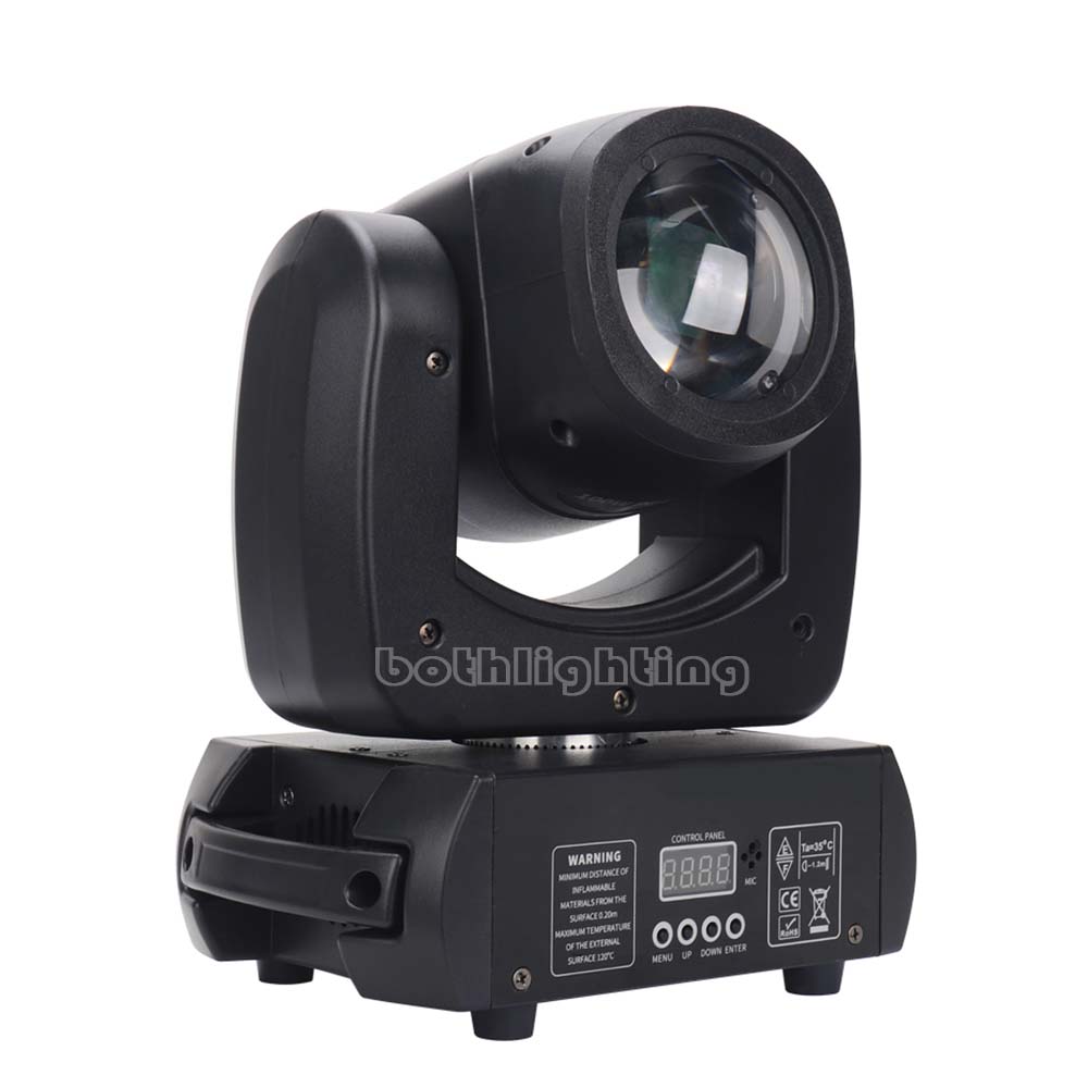 4unit 100W Mini Beam Moving Head Light with 18 prism Mover Head Light DMX512 Wedding DJ Party