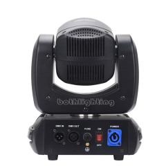 4unit with case100W Mini Beam Moving Head Light 18 prism rainbow effect Mover Head Light Wedding DJ Party