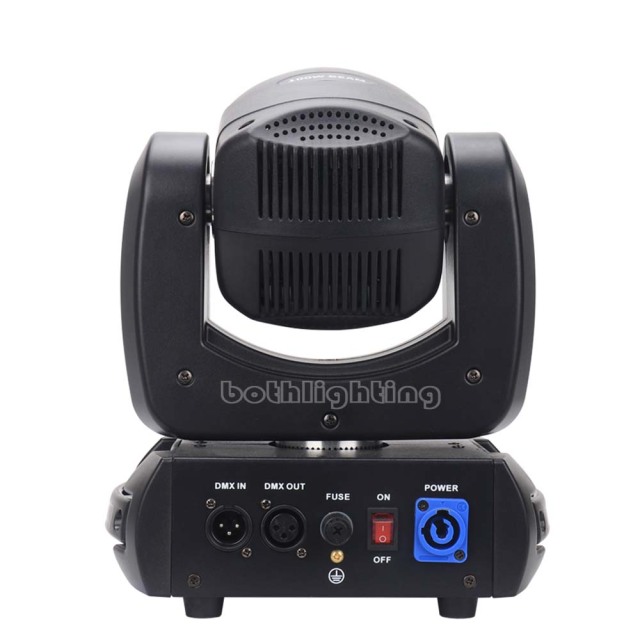 4unit with case100W Mini Beam Moving Head Light 18 prism rainbow effect Mover Head Light Wedding DJ Party