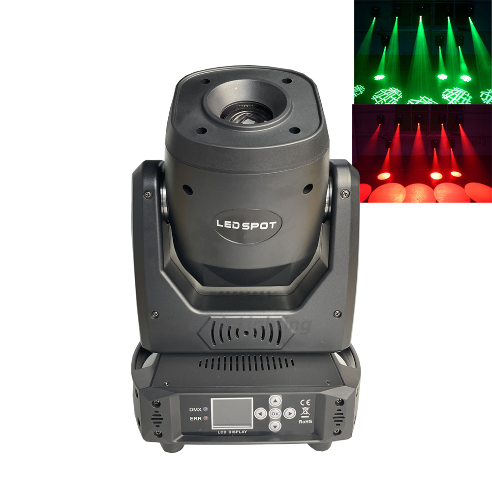 2pcs Carton Box Spot dj stage light 5-prism 100w LED Moving Head Spot for Dj Party Wedding Events