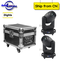 2unit with charging case 300W LED Hybrid Beam Spot Wash 3-in-1 LED Moving Head Wedding DJ Wedding Event Light