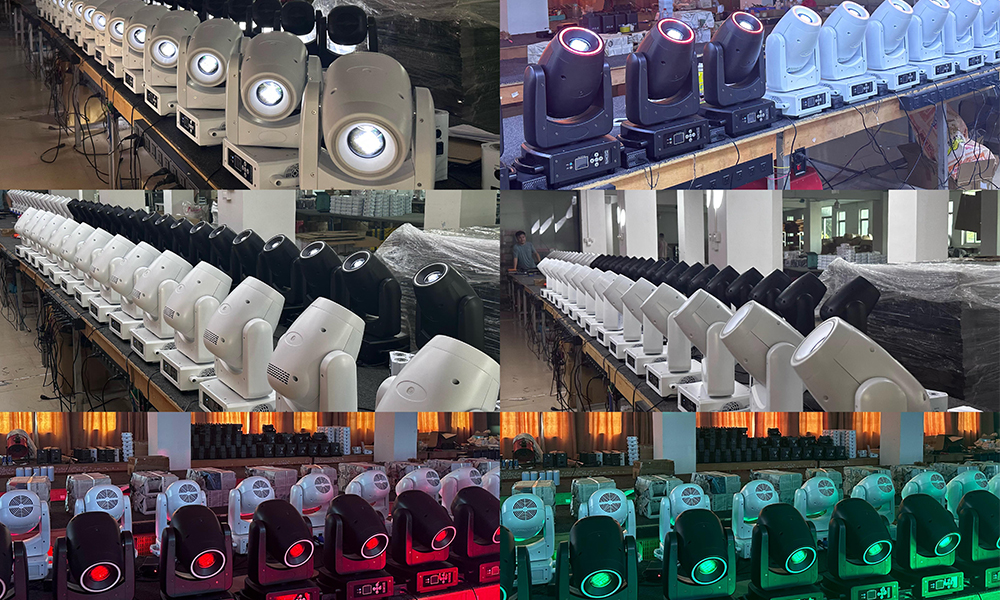 2units with charging case BPM-Spots 100 Battery & Wireless DMX 100W LED Spot Moving Head Light