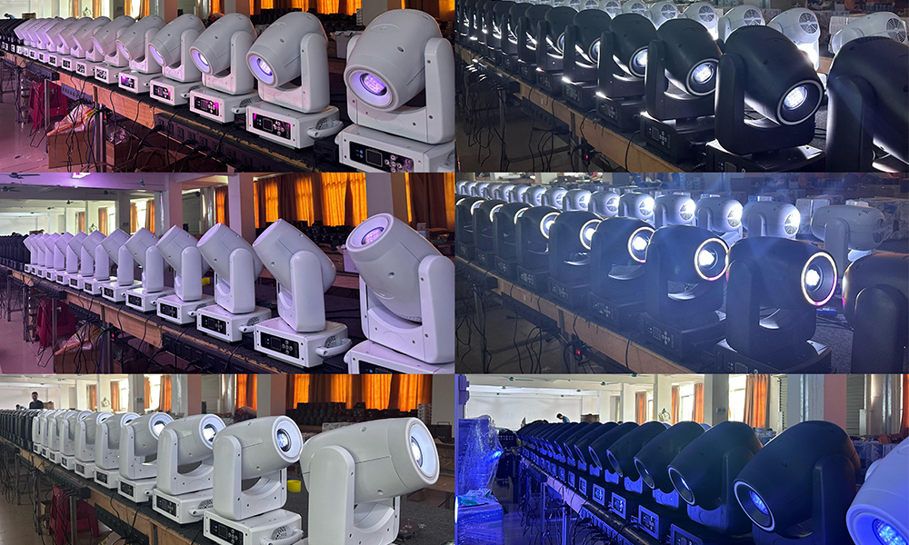 2units BPM-Spots 100 Battery & Wireless DMX 100W LED Spot Moving Head Light Stage DJ Wedding Mover Head Light