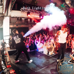 BothLighting 1PCS LED CO2 Gun for DJ Fogger CO2 Jet Machine with RGB Color Special Effect