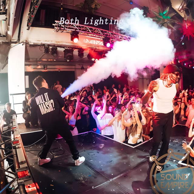 BothLighting 1PCS LED CO2 Gun for DJ Fogger CO2 Jet Machine with RGB Color Special Effect