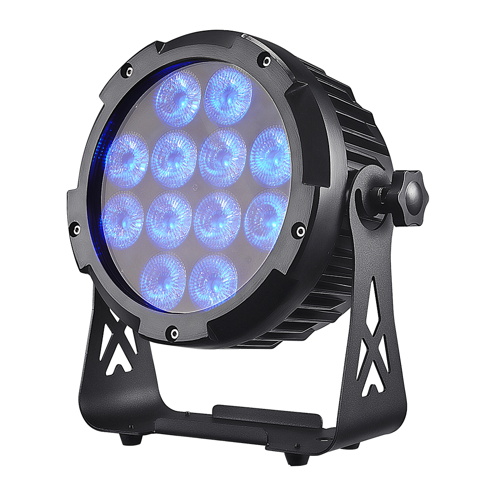 6pcs with case IP65 12x18w Battery Waterproof WIFI Remote LED RGBWA/UV Wash Light