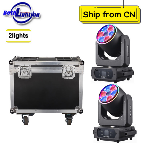 2units in a case BPM-Splash X Moving Head Light 7*40w Bee Eye Wash Wireless DMX Battery Operated Mover Ligh for t DJ Party Wedding