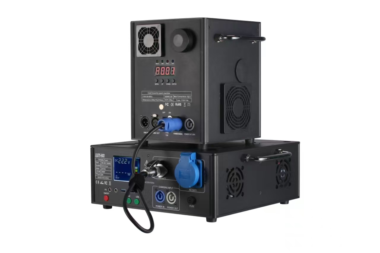 2-Pack Sparkular Portable Battery - Battery Powered Dock for Cold Spark Machine and Mini Fireworks Fountain