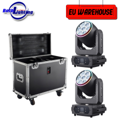 2units in a case BPM-Splash X Moving Head Light 7*40w Bee Eye Wash Wireless DMX Battery Operated Mover Ligh for t DJ Party Wedding