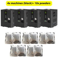 4x machines(black) +10x powders