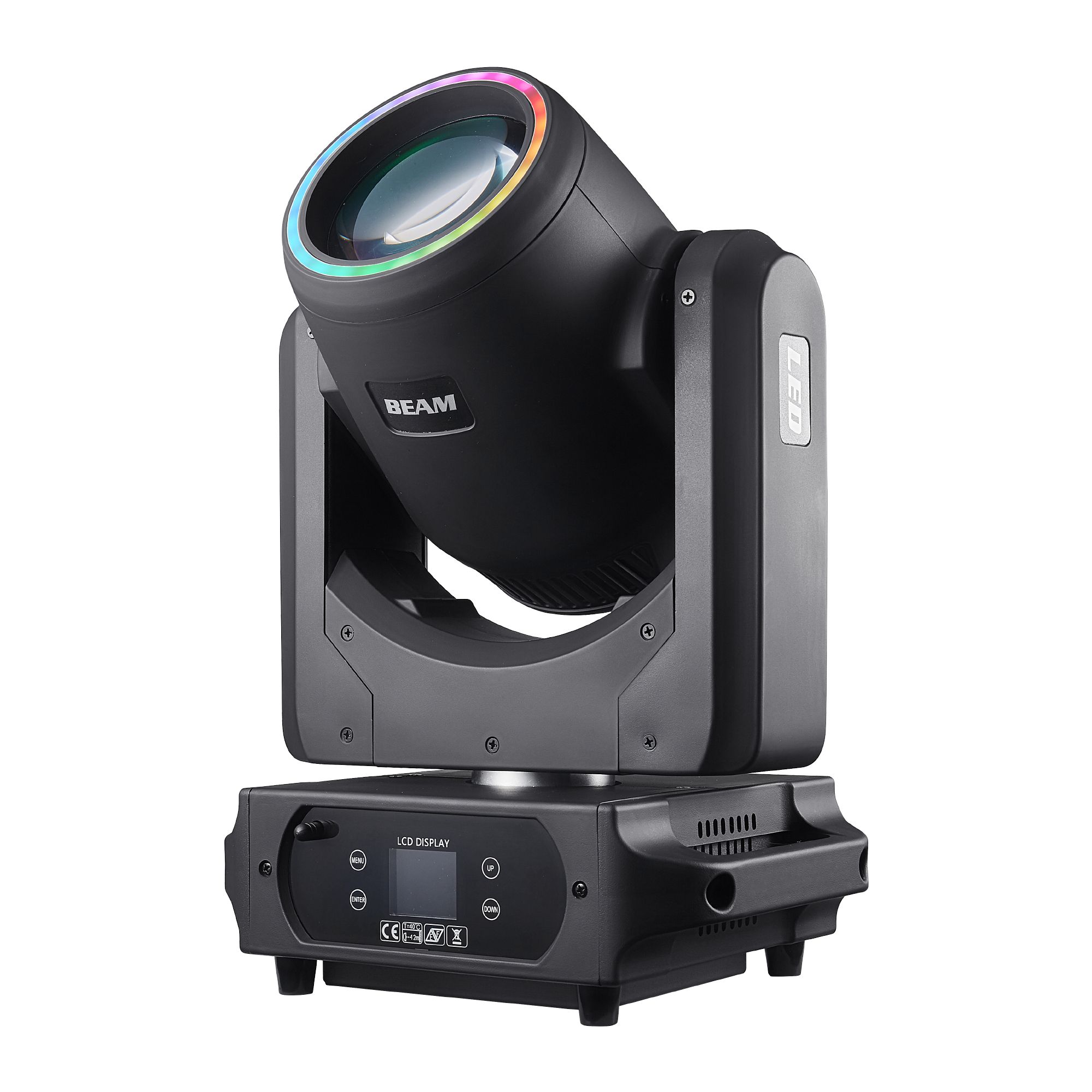 2units Battery Operated 100w LED Beam Moving Head Light Wireless DMX Wedding Dj Mover Head Light