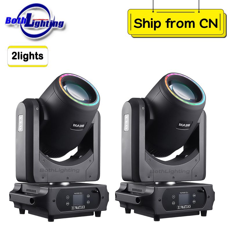 2units Battery Operated 100w LED Beam Moving Head Light Wireless DMX Wedding Dj Mover Head Light
