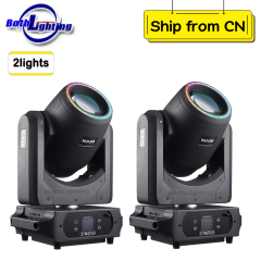 2units Battery Operated 100w LED Beam Moving Head Light Wireless DMX Wedding Dj Mover Head Light