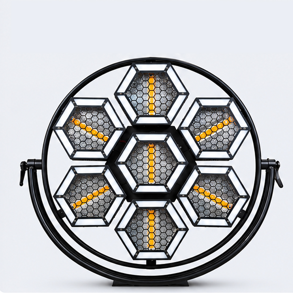 2pcs Retro7 Pro 7x60W RGB LED Seven Retro Lights Vintage Blinder Strobe Stage Lighting for Nightclub