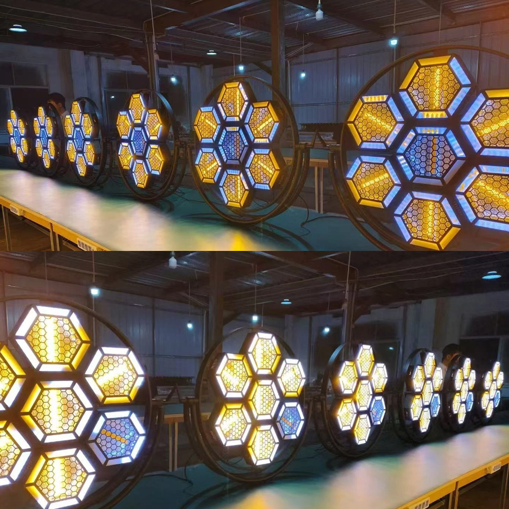 2pcs Retro7 Pro 7x60W RGB LED Seven Retro Lights Vintage Blinder Strobe Stage Lighting for Nightclub